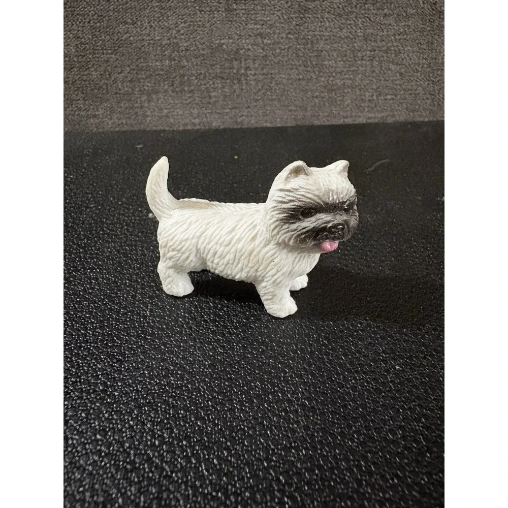 Vintage Tall‎ West Highland White Terrier Dog/puppy plastic Toy Figure